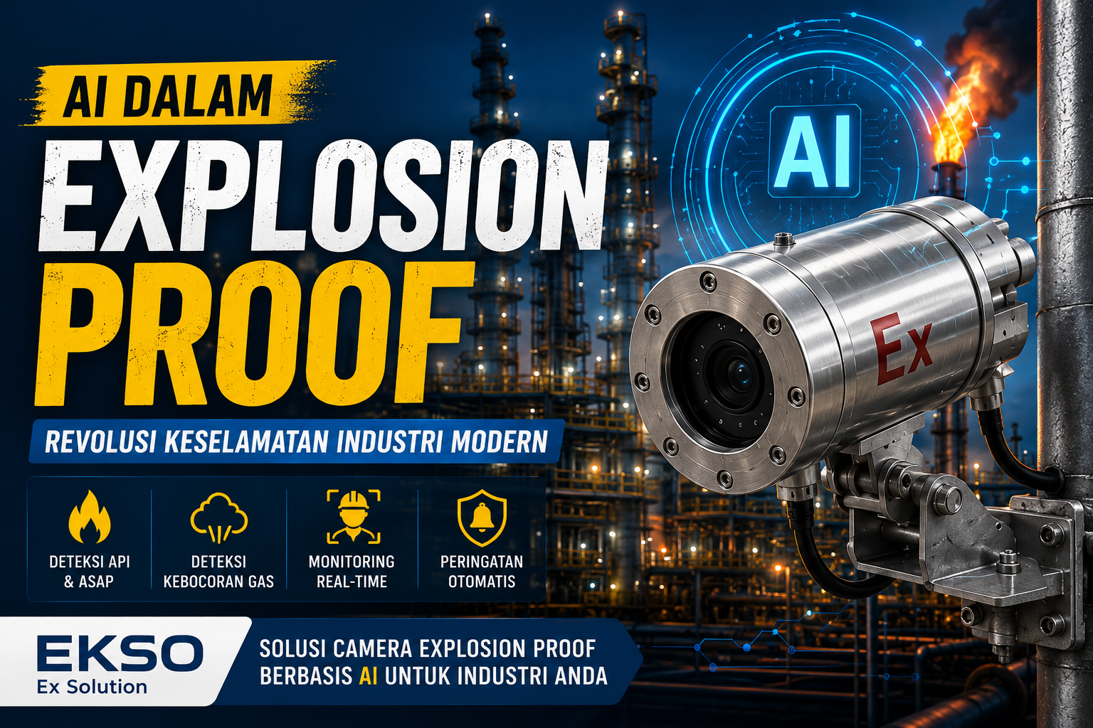 AI dalam Explosion Proof: Revolusi Keselamatan Industri Modern di Area Berisiko Tinggi