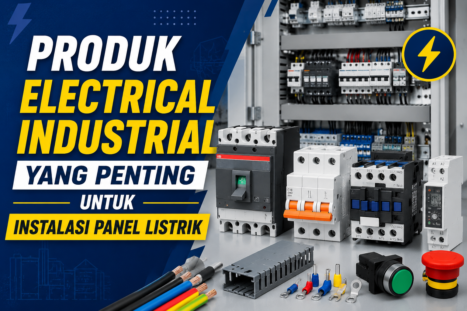 Produk Electrical Industrial yang Penting untuk Instalasi Panel Listrik