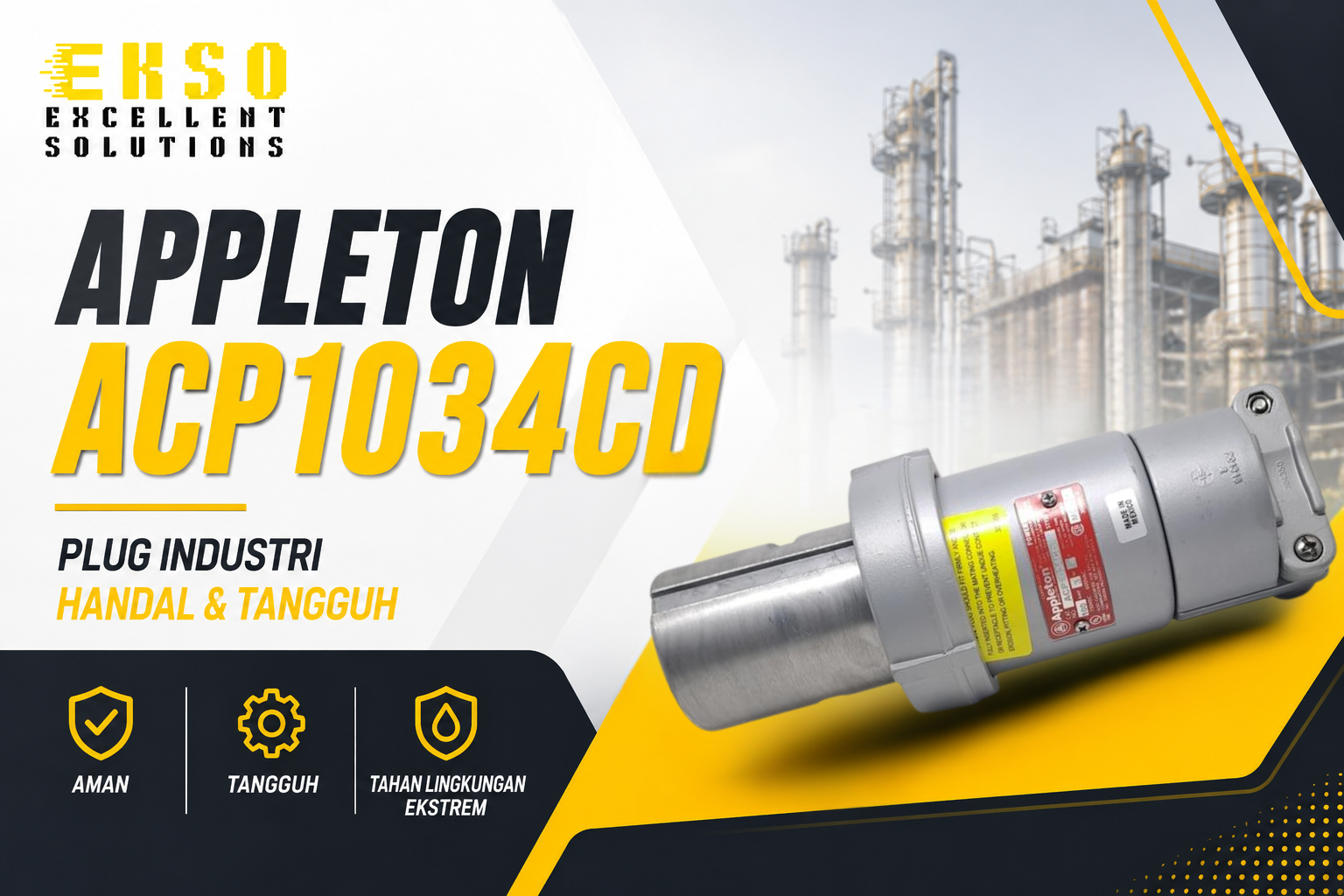 Mengenal Keunggulan Appleton Emerson ACP1034CD: Solusi Koneksi Listrik Industri yang Tangguh