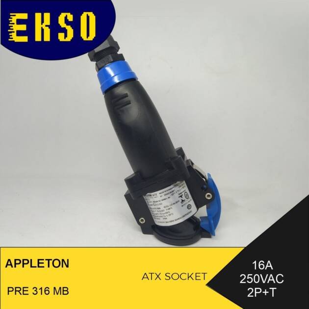APPLETON PRE316MB - Wall‑Mount Socket