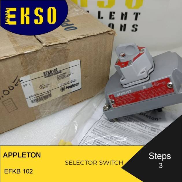 APPLETON EFKB102 - Selector Switch Assembly