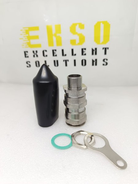 ADE4M203NPNK2 BRASS NICKLE-PLATED CABLE GLAND M20