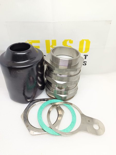 ADE4M753NPNK2 BRASS NICKEL-PLATED CABLE GLAND M75