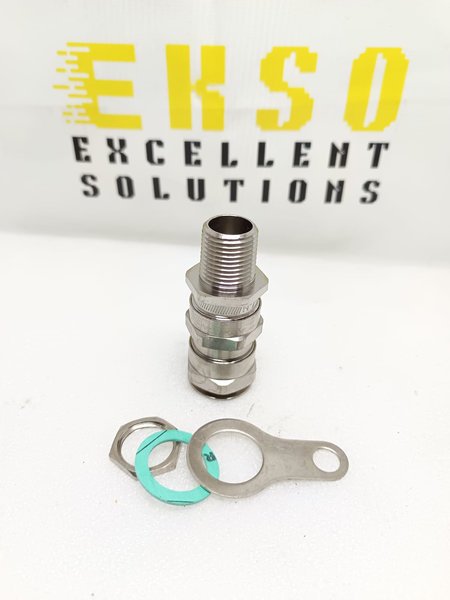 ADE4N0503NPNK2 BRASS NICKEL-PLATED CABLE GLAND 12 INCH