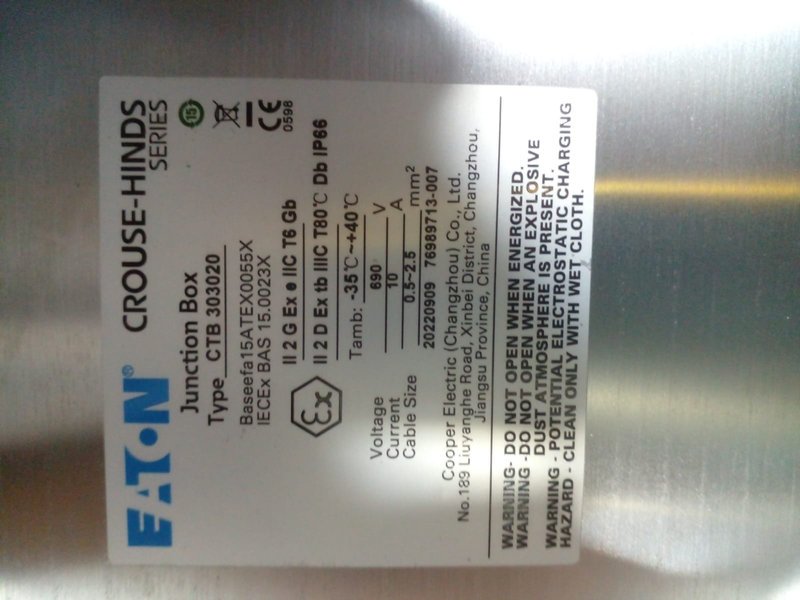 CTB303020 Stainless steel Junction Box