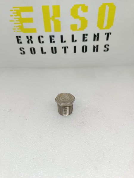 CYA4200YXN BRASS NICKEL PLATED PLUG 12 INCH