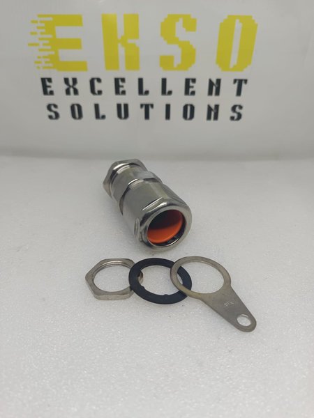 153 RAC B M25 BRASS NICKEL-PLATED CABLE GLAND