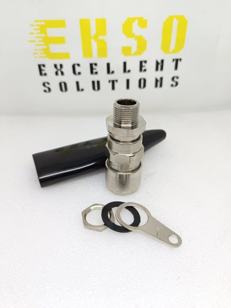 501453RACAM20 K BRASS NICKEL-PLATED CABLE GLAND M20