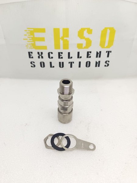501453RACOM20 BRASS NICKEL-PLATED CABLE GLAND M20