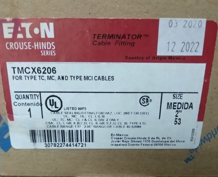 TMCX 6206 Cable Gland 2 Inch - Image 2