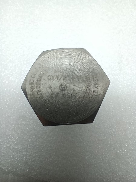 CYA4200YXN BRASS NICKEL PLATED PLUG 12 INCH - Image 3