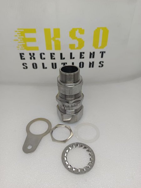 32E1FW M32 CML (32E1FW1RA5) BRASS NICKEL PLATED CABLE GLAND M32 - Image 4