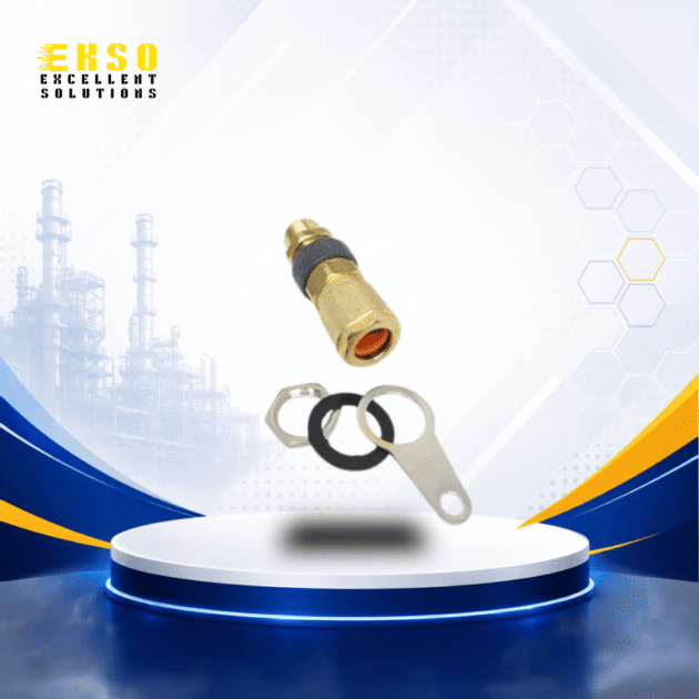 HAWKE, 501/453/RAC/O/M20 BRASS NICKEL-PLATED CABLE GLAND M20
