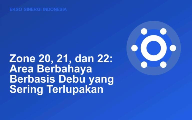 Ilustrasi klasifikasi zona area berbahaya berbasis debu di fasilitas industri